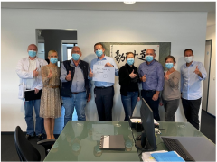 贈(zèng)口罩，幫德國合作伙伴抗疫