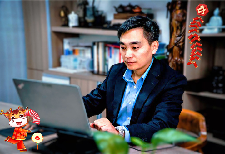 上海洛丁森工業(yè)自動化設(shè)備有限公司 總經(jīng)理王徐堅給大家拜個早年